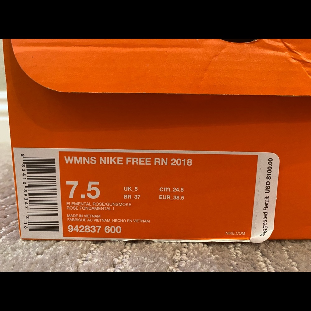 Nike Free Run in Elemental Rose - Picture 4 of 7